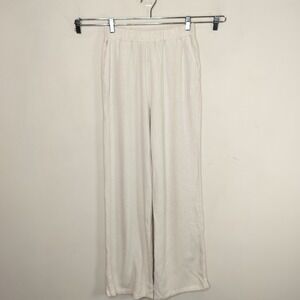 Fashion Nova Rayon Linen Pants High Rise Wide Leg